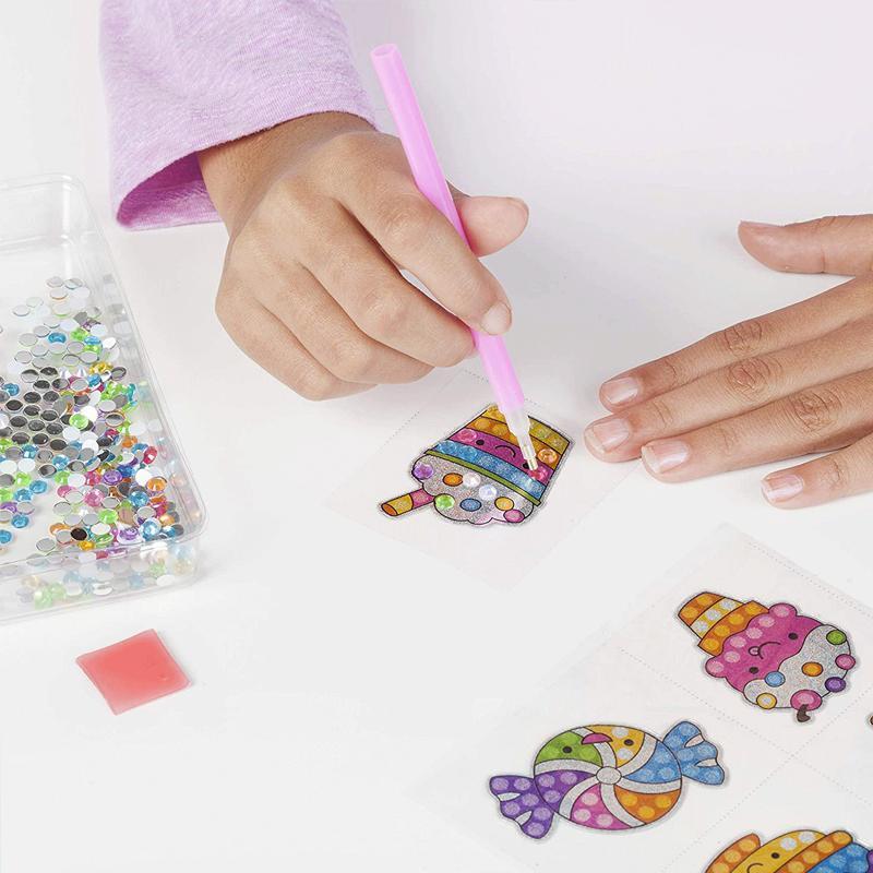 Adesivi per pittura con diamanti grandi gemme per bambini
