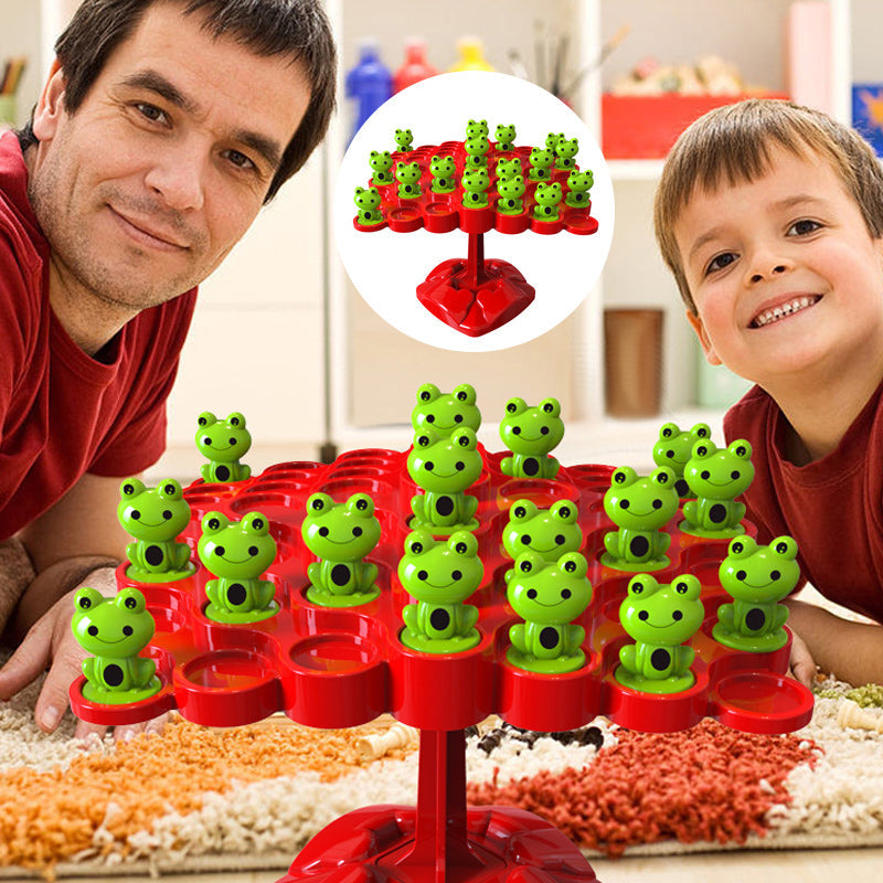Set di giocattoli per l'equilibrio della rana per bambini