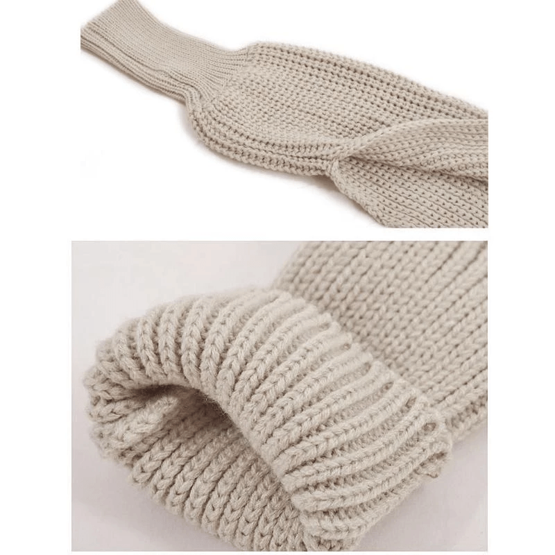 Sciarpa & scialle lavorato a maglia con maniche