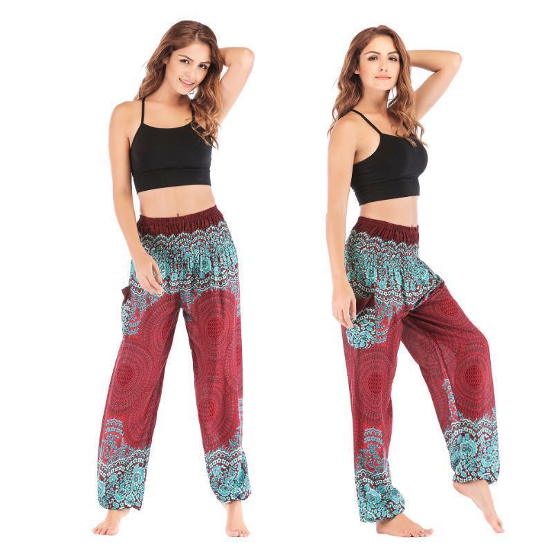 Pantaloni Larghi di Yoga Allentati Estate delle Donne