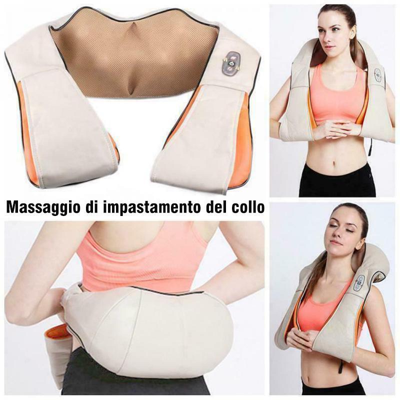 Dispositivo massaggiante per il collo e la schiena