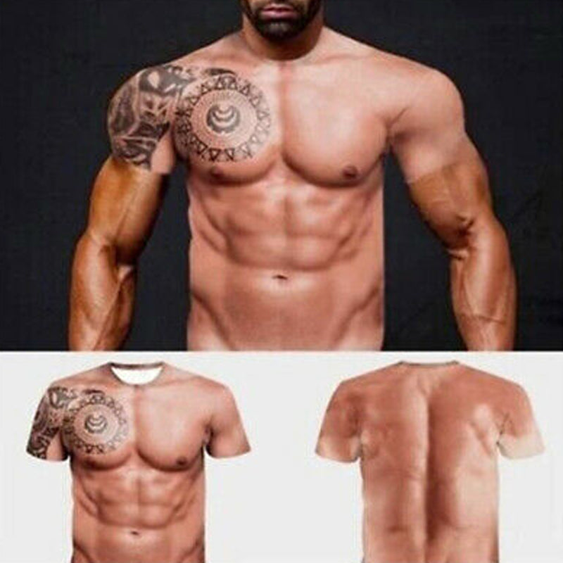 Maglietta del tatuaggio muscolare