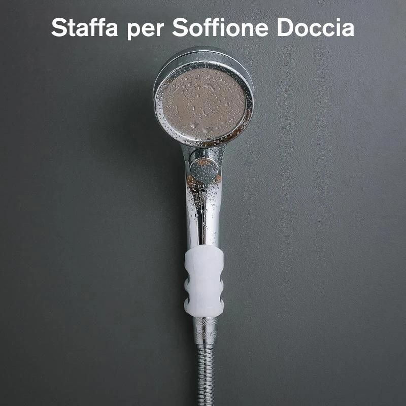 Staffa per Soffione Doccia Ventosa Esterna in Silicone（2 PEZZI）