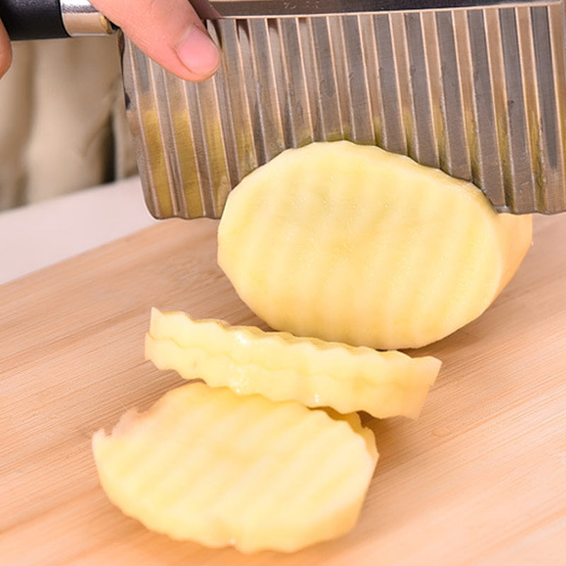 Coltello per patate tagliate a pieghe