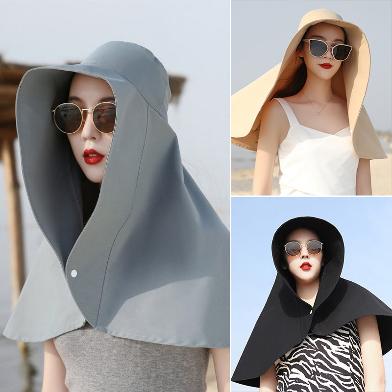 Cappello a secchiello con protezione UV da donna alla moda